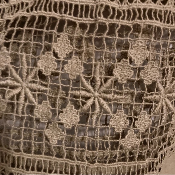 Free People Top with crochet detail - Picture 4 of 11